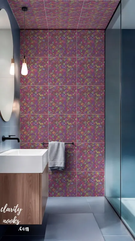 Add Peel-and-Stick Colorful Tile Backsplash