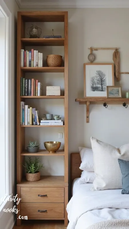 Budget Built-In Alcove Bookshelf