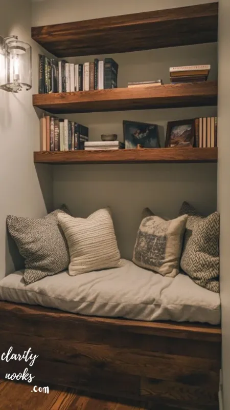Build a Floating Corner Reading Nook