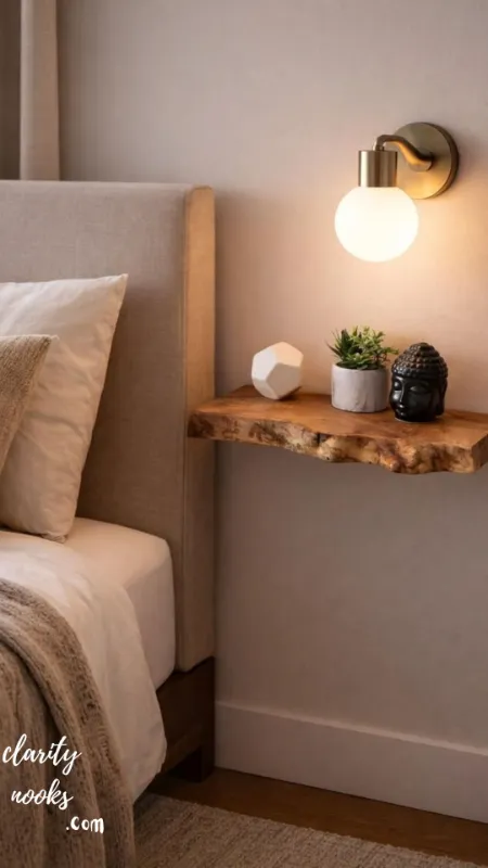 Build Reclaimed Wood Floating Nightstands