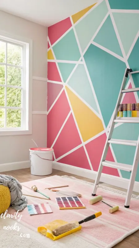 Color-Block Painted Wall Design