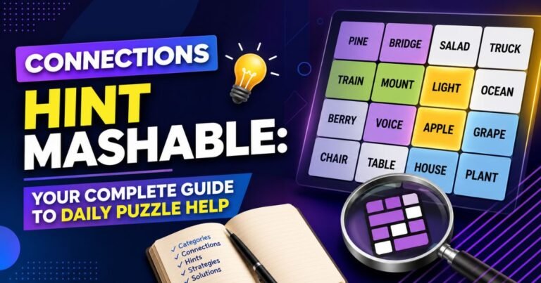 Connections Hint Mashable