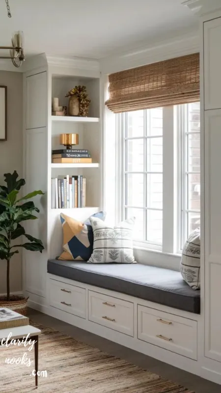 Create a Cozy Window Seat with Storage