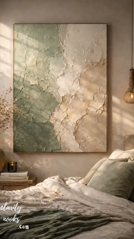 Create DIY Plaster-Effect Textured Wall Art