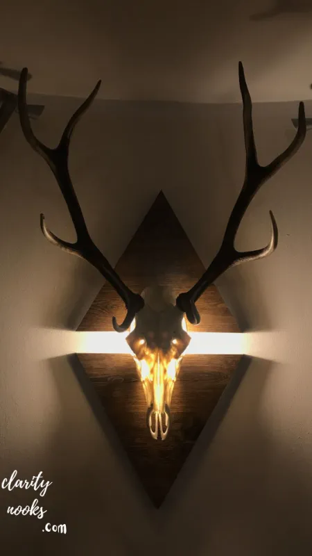 DIY Antler-Style Wall Sconces