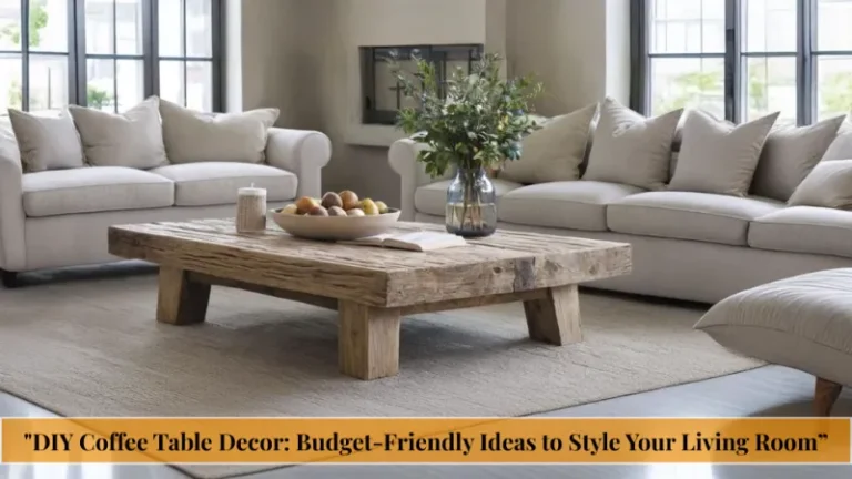 DIY Coffee Table Decor