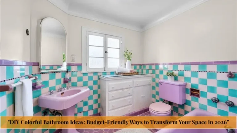 DIY Colorful Bathroom Ideas