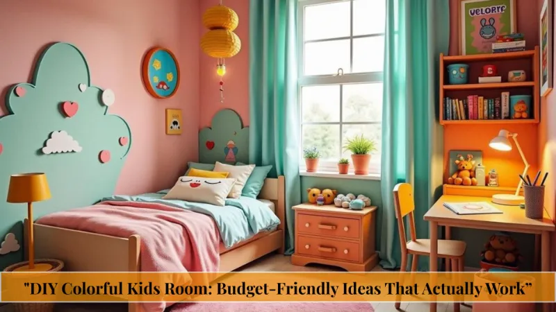 DIY Colorful Kids Room