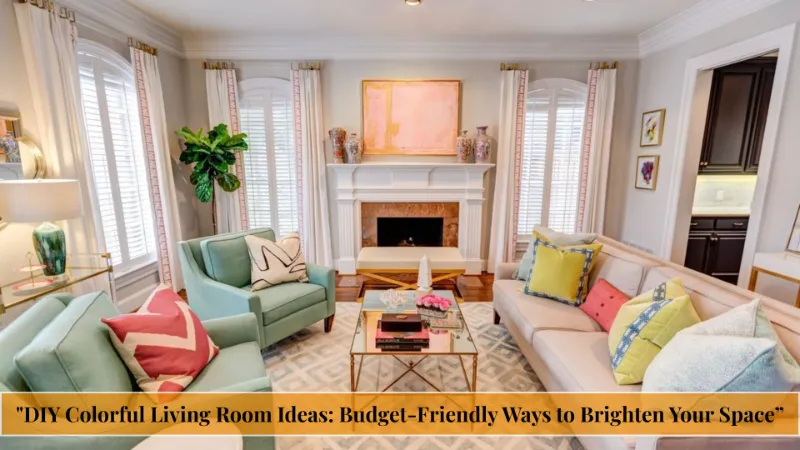 DIY Colorful Living Room Ideas