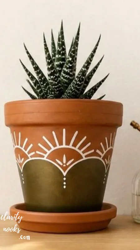 Hand-Painted Terracotta Pot Collection
