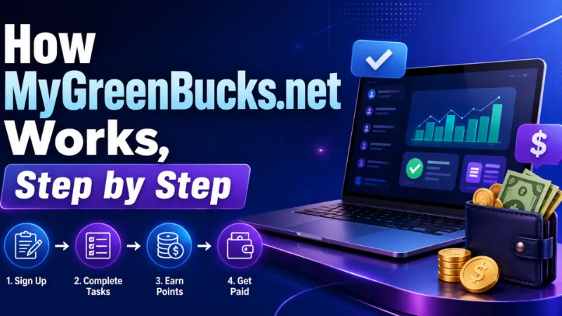 How MyGreenBucks.net Works, Step by Step