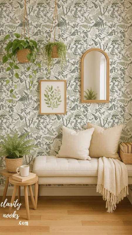 Install a Peel-and-Stick Wallpaper Accent Panel