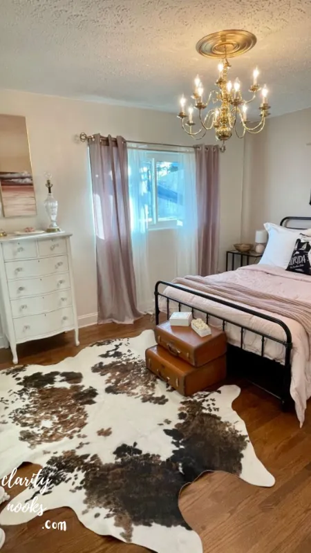 Layered Cowhide Rug Zone