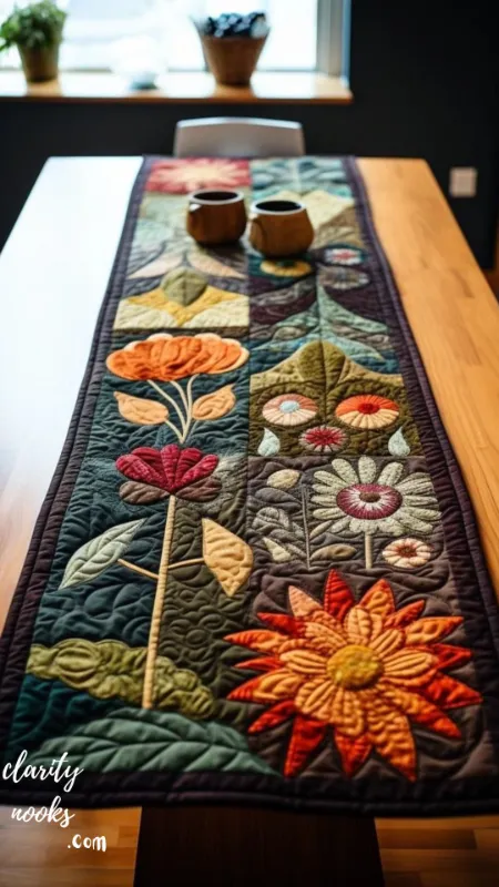 No-Sew Fabric Table Runner