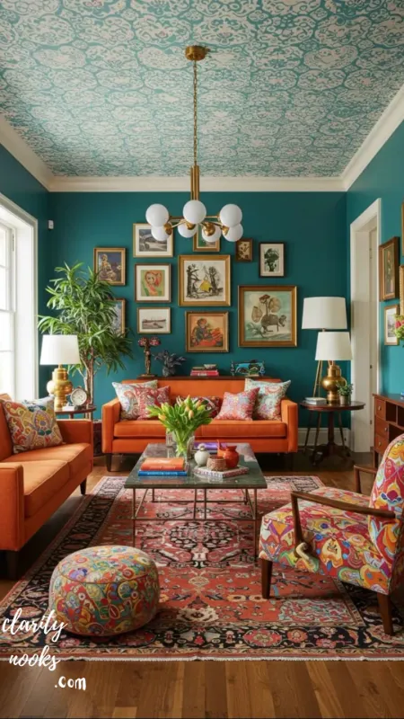 Paint a Statement Ceiling Accent