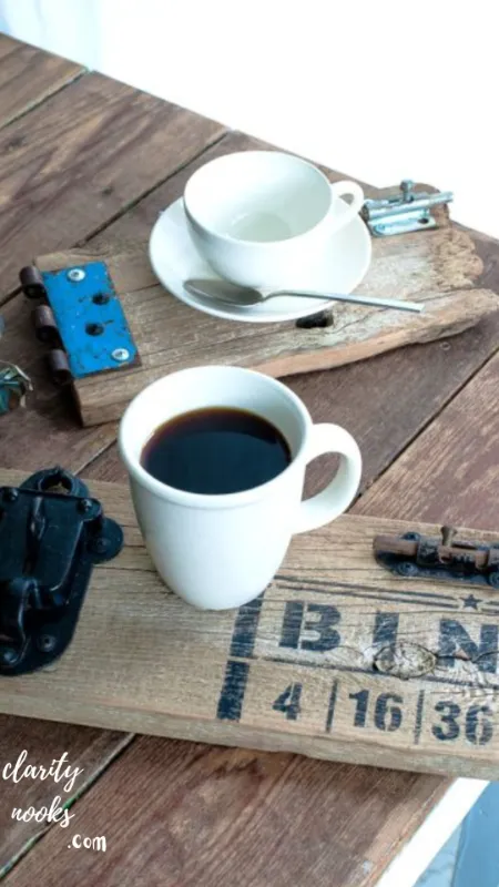 Reclaimed Wood Coaster Set