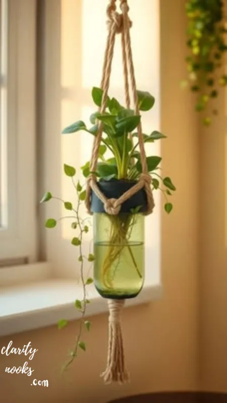 Self-Watering Planter from Plastic Bottles
