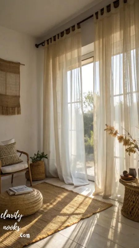 Sew (or No-Sew) Linen Curtain Panels