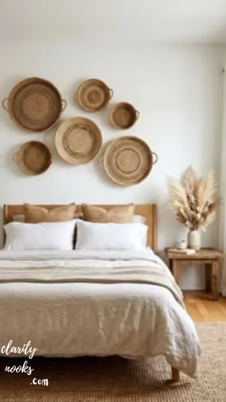 Style a Woven Basket Wall Display