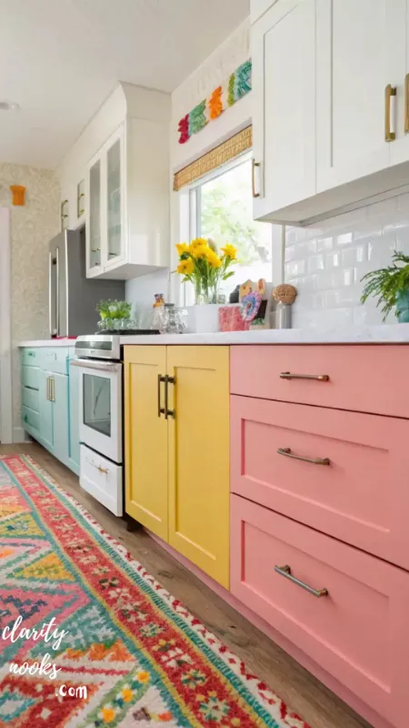 Swap Cabinet Hardware for Colorful Pulls
