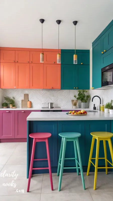 Swap in Colorful Bar Stools or Chairs