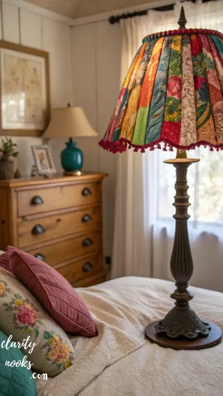 Upcycle a Plain Lampshade in Color