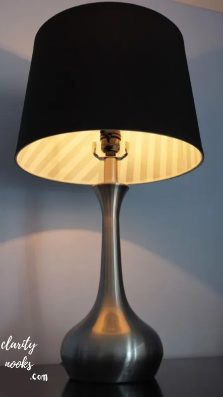 Washi Tape Patterned Lampshade