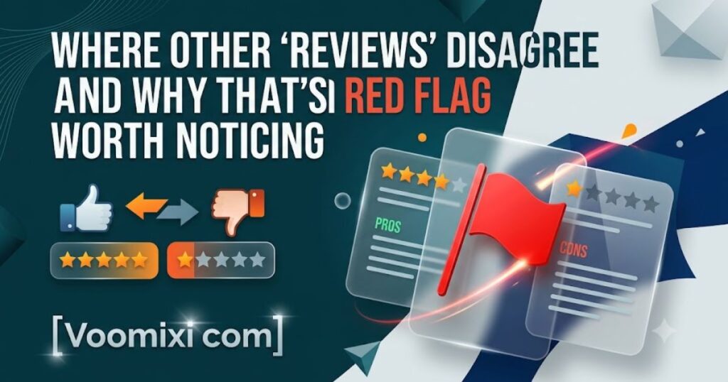 Where Other "Reviews" Disagree And Why That's a Red Flag Worth Noticing