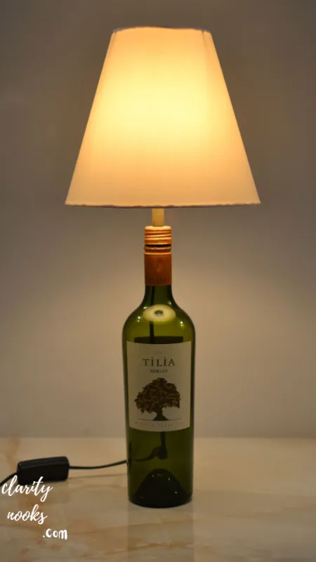 Wine Bottle Table Lamp