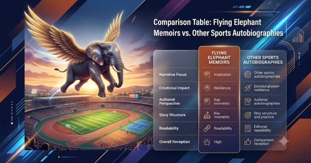 Comparison Table: Flying Elephant Memoirs vs. Other Sports Autobiographies